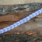 Purple/White Chevron Bracelet $8.95
